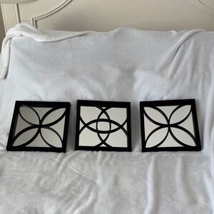 Black and White Geometric Wall Decor Set